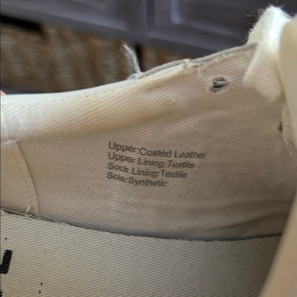 Madewell Cream Lace-Up Court Sneakers - Picture 7 of 7